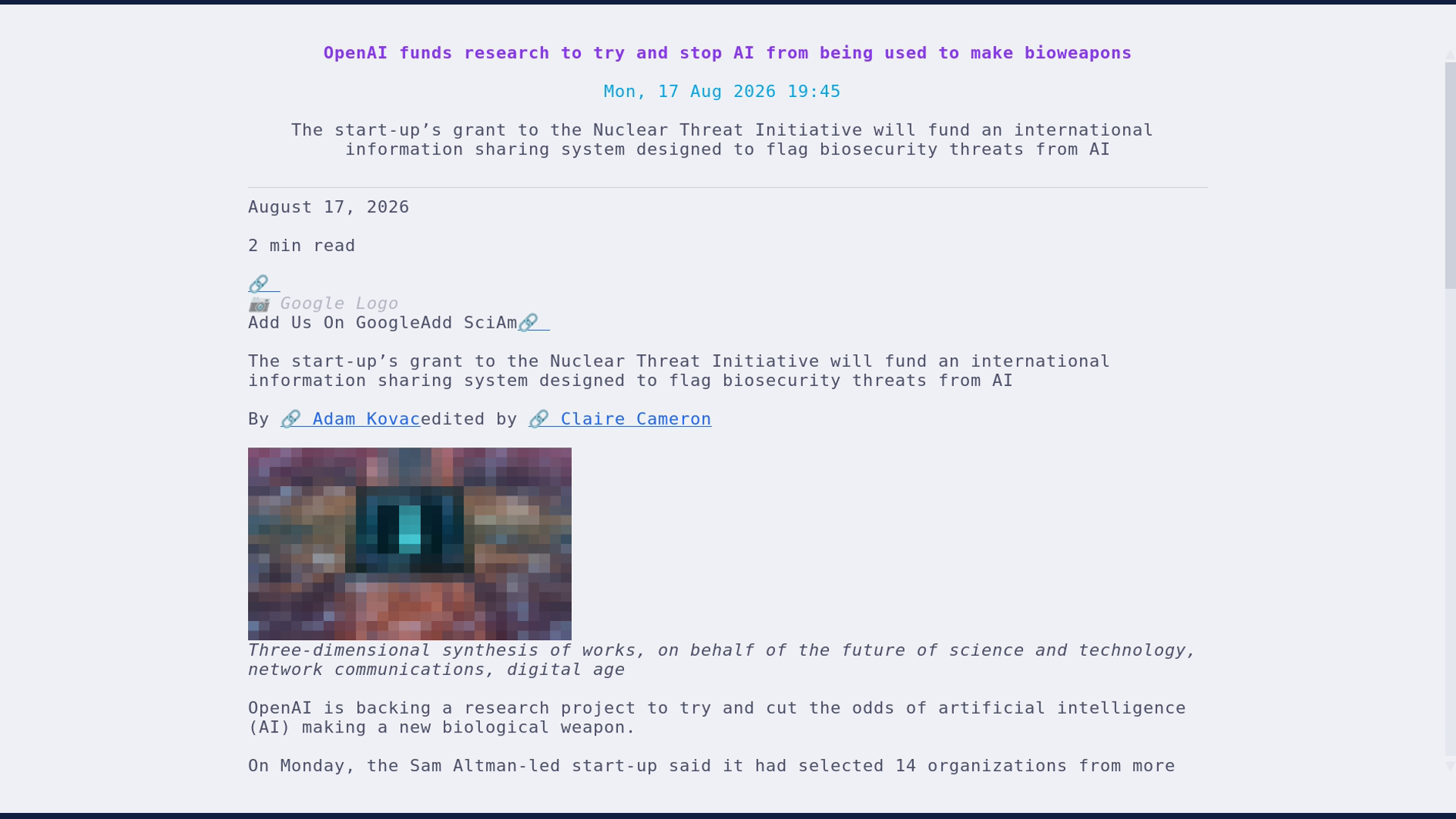 Zen mode — distraction-free reading