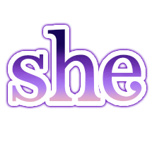 she