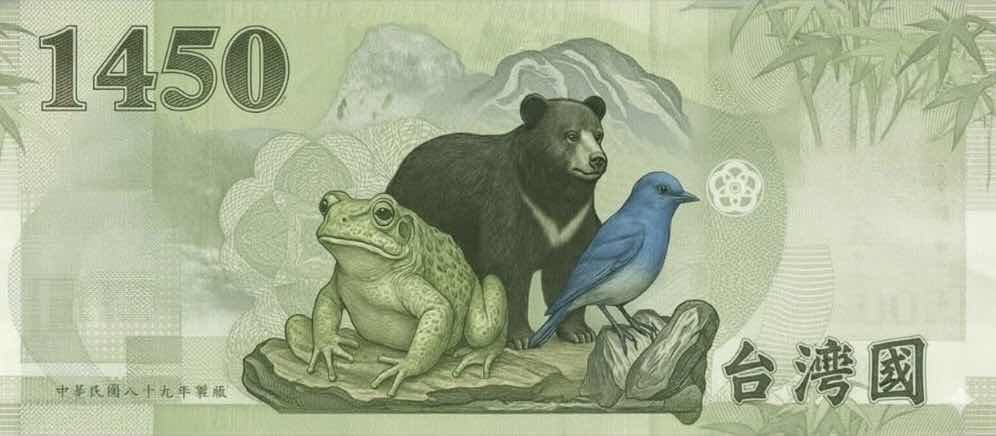 [問卦] 台灣國新發行的紙鈔這樣行嗎？