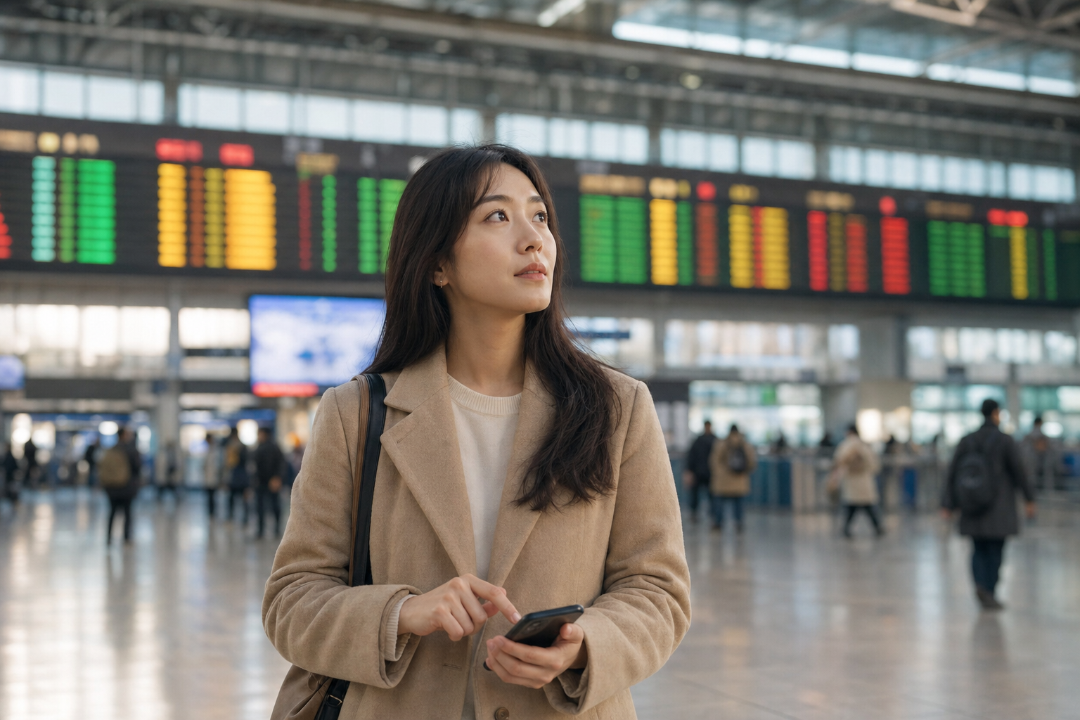 서울역에서 KTX 취소 전 출발 3시간&middot;동일 승차일&middot;동일 구간&middot;1회 조건을 확인하는 승객