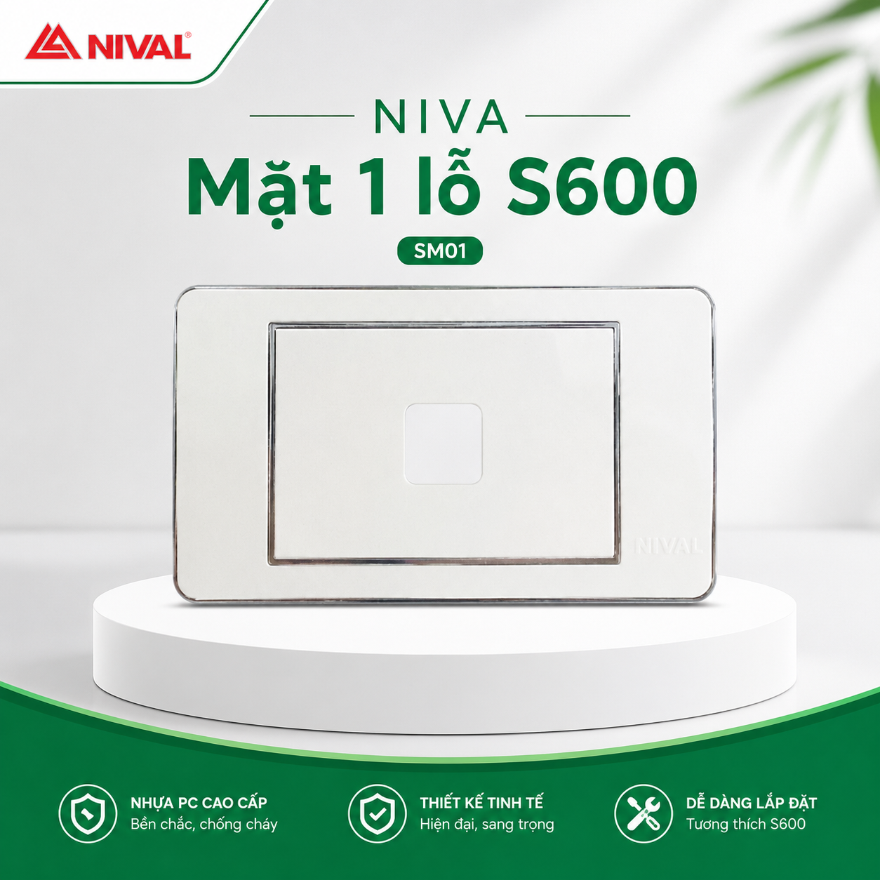 Mặt 1 lỗ S600