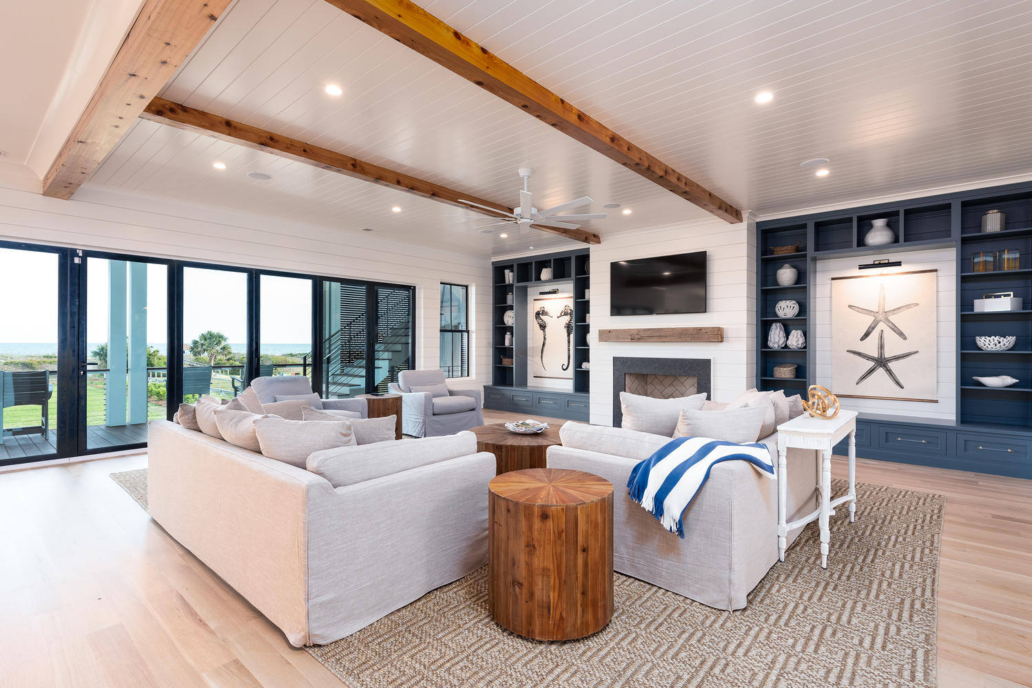 Isle of Palms living room real estate photography