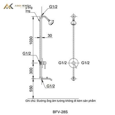 Ban ve ky thuat sen tam inax bvf 28s