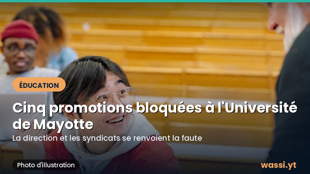 Université de Mayotte : cinq promotions professorales dans l'impasse