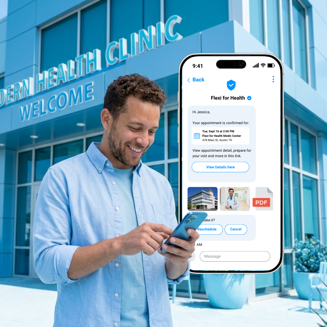 RCS patient messaging on Flexi