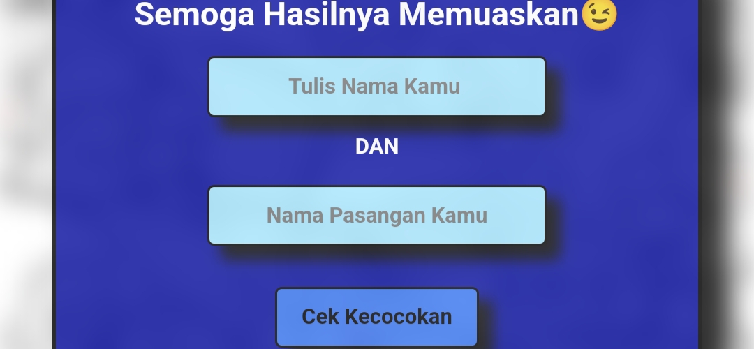 Cek Kecocokan Pasangan