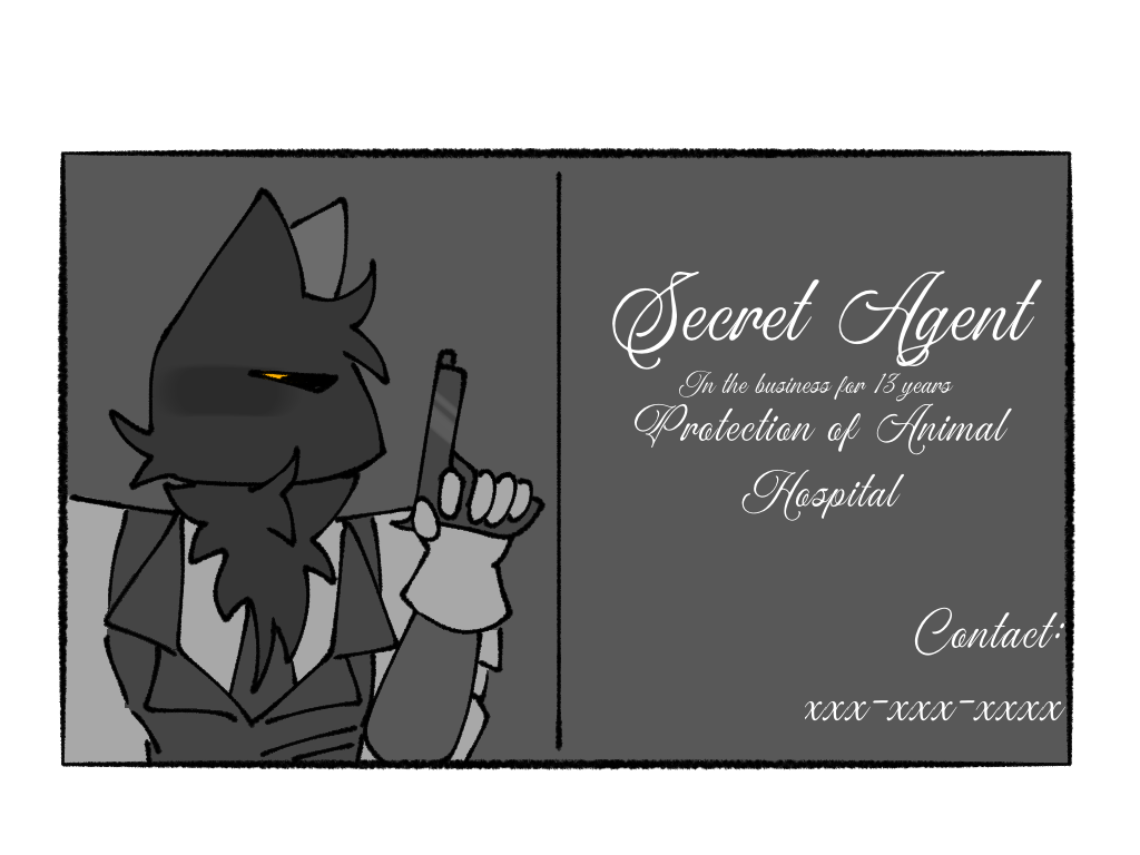 Secret Agent’s business card