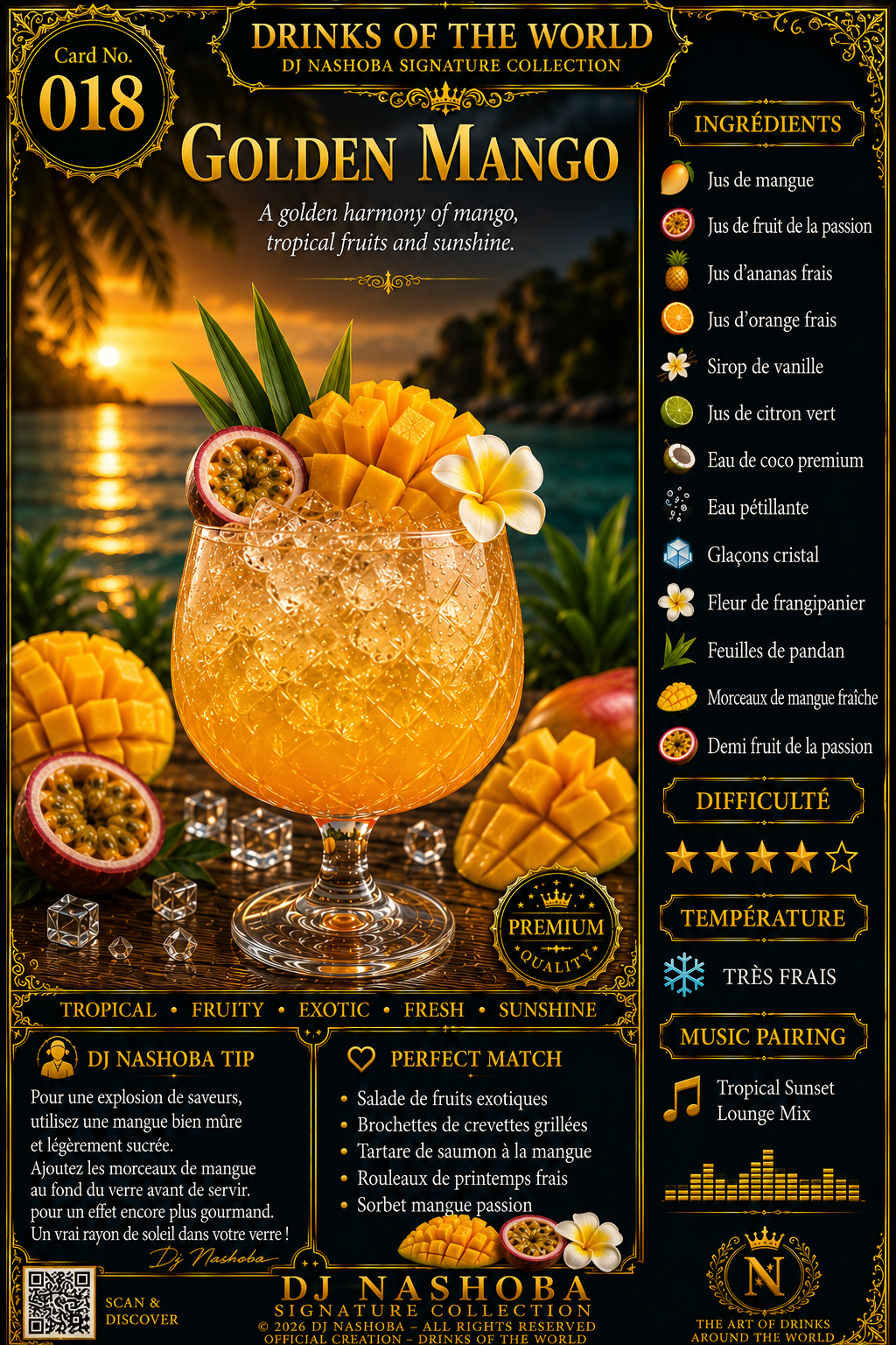 Golden Mango - DJ Nashoba Signature Collection