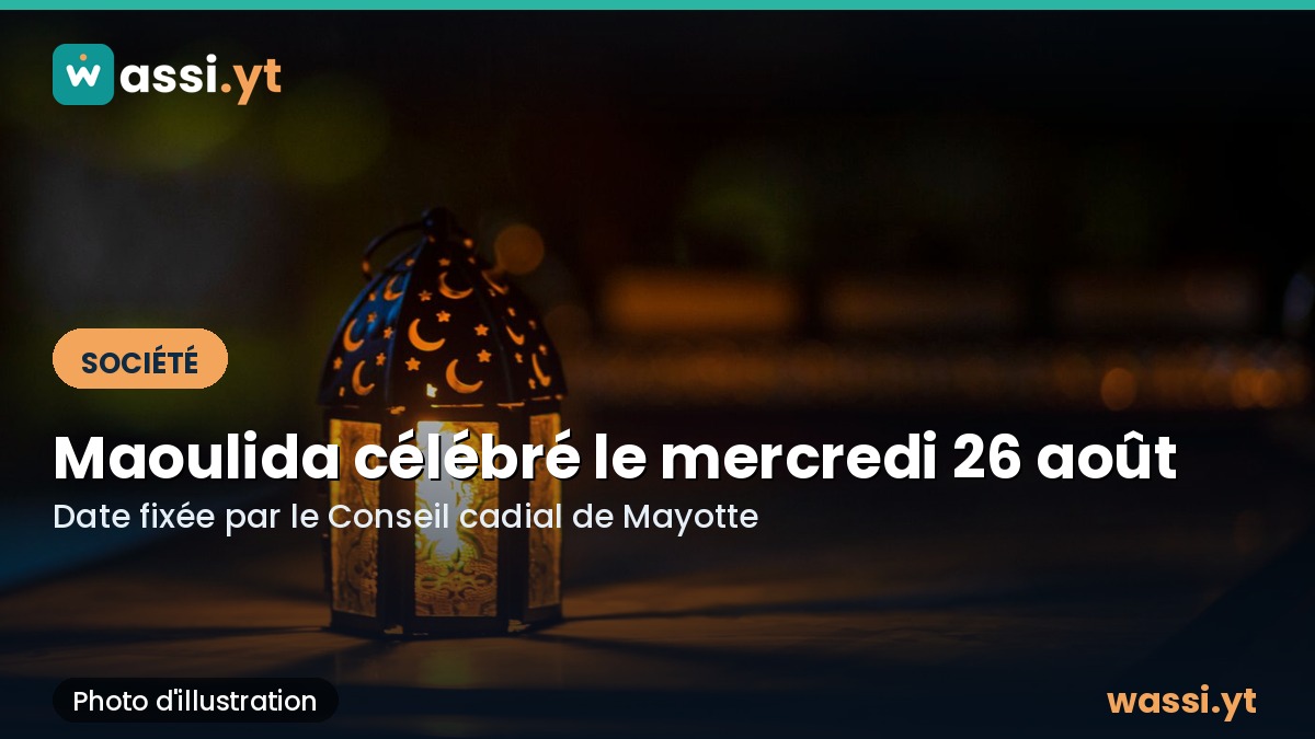 Maoulida à Mayotte : la fête sera célébrée le mercredi 26 août