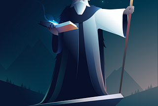Wizard with crystal