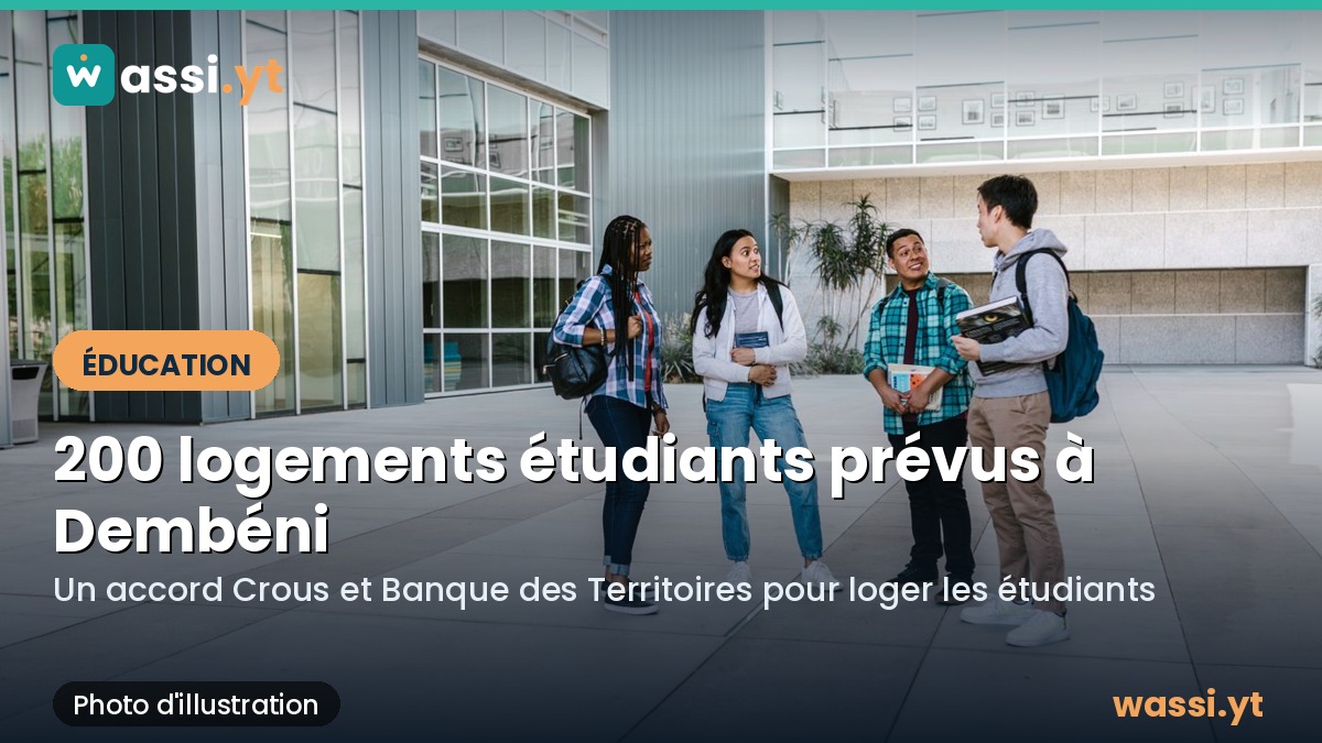 Logement étudiant à Mayotte : 200 logements prévus près du campus de Dembéni