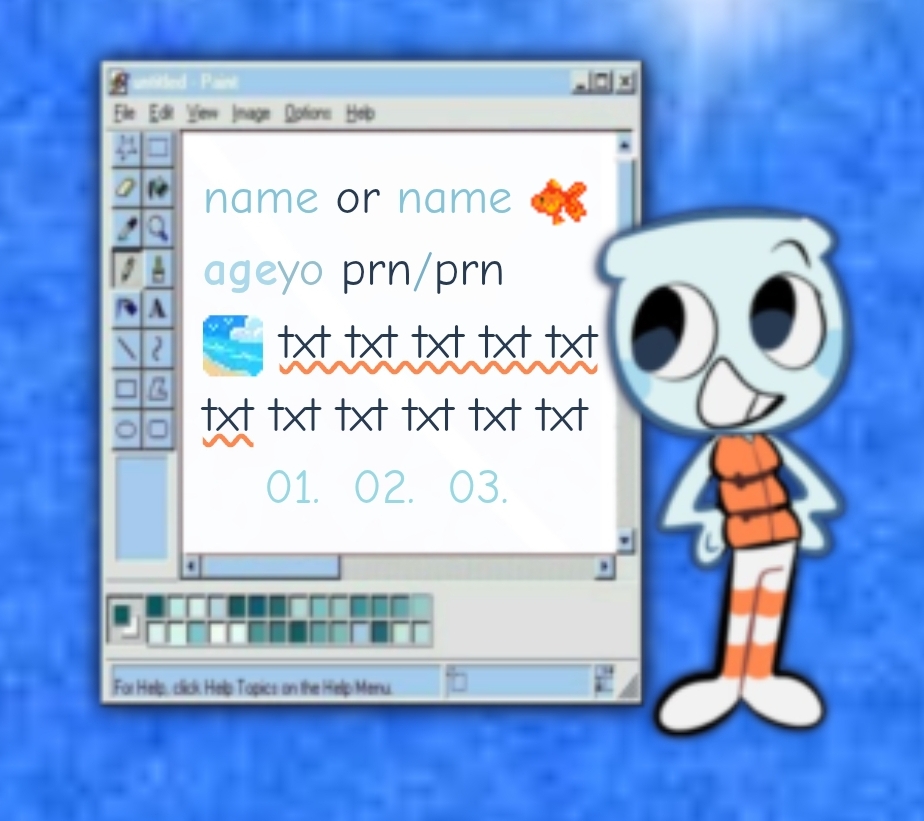 Finn (Dandy's World) Rentry Template