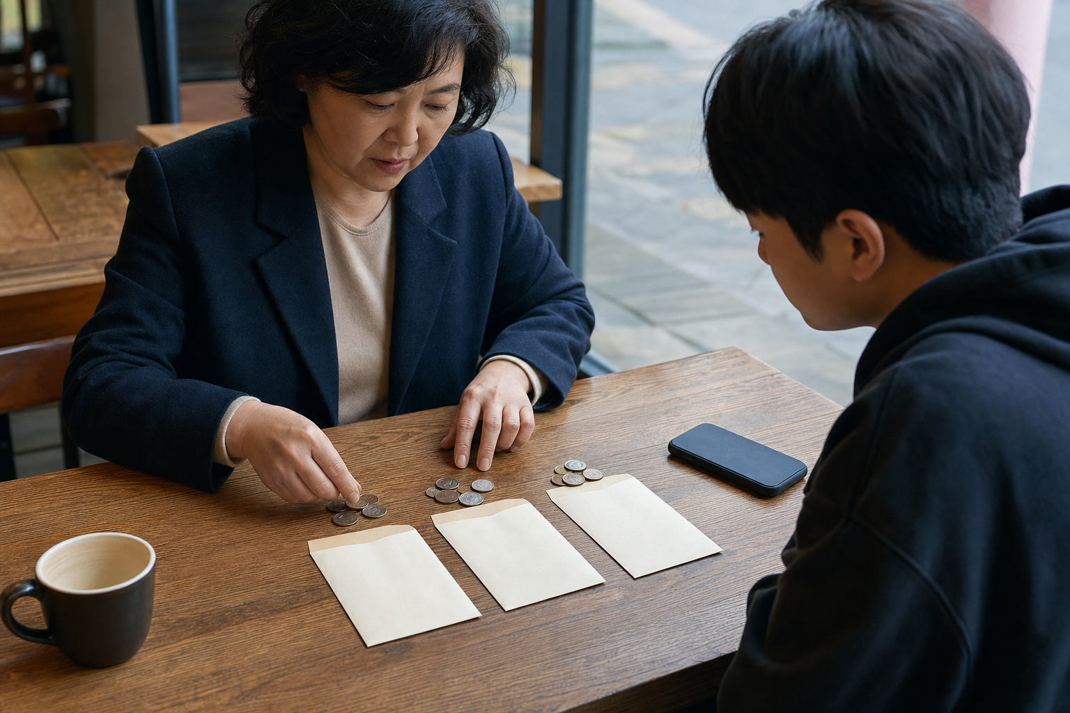 일시상환 전 할부원금과 남은 수수료, 위약금을 분리해 확인하는 장면
