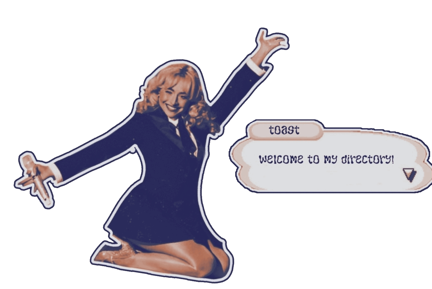 IM CRYING WHY DOES IT LOOK LIKE SHES HUMPING THE WELCOME