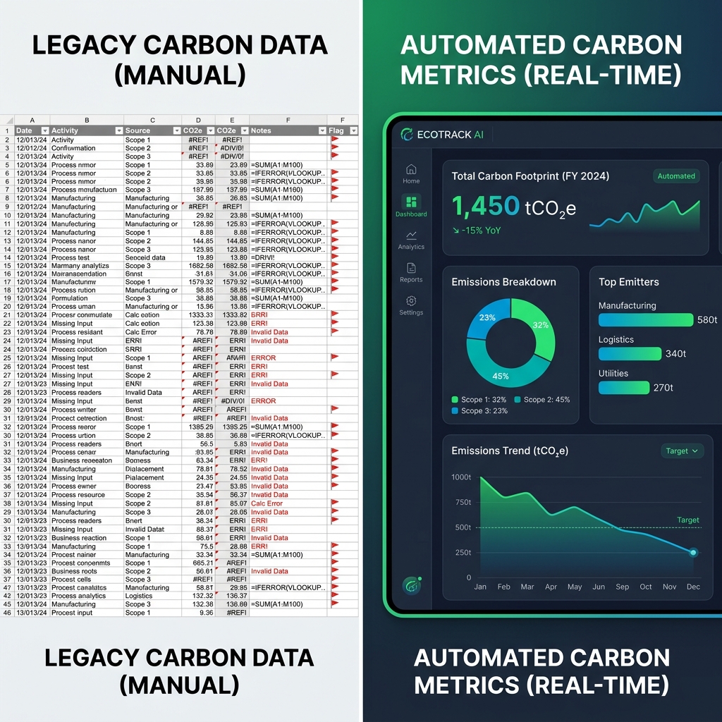 Carbon Accounting Software vs. Spreadsheets: The SME Guide