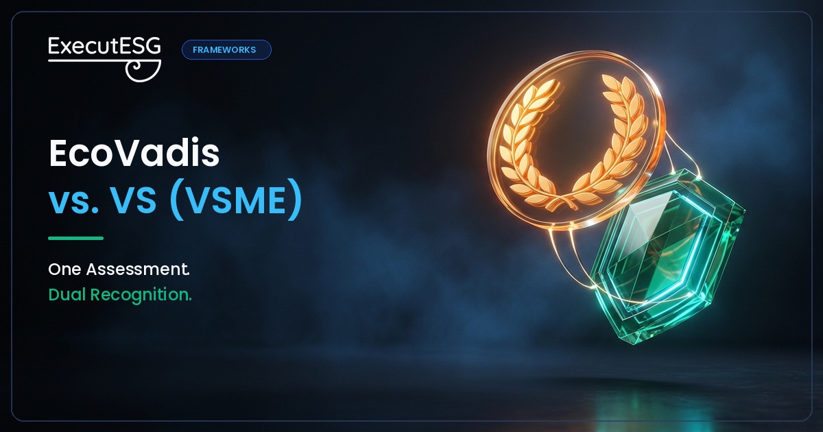 EcoVadis Scorecard vs. VS (VSME): How to Turn One Assessment into Double Recognition