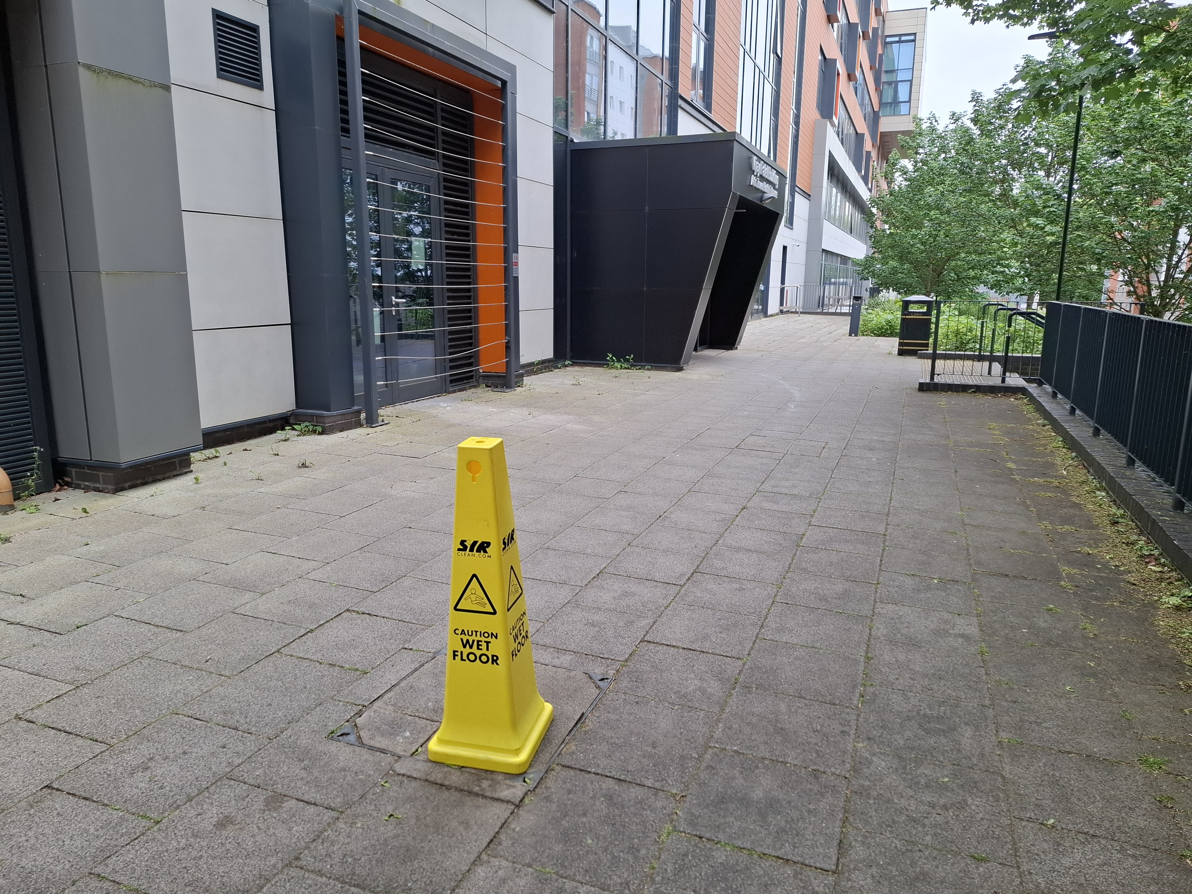 wet floor
