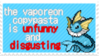 "The Vaporeon Copypasta is unfunny & disgusting"