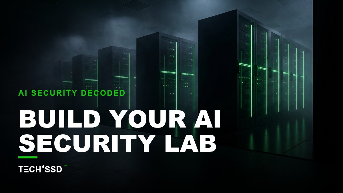 futuristic AI security lab with glowing data streams and human operators, AI security lab