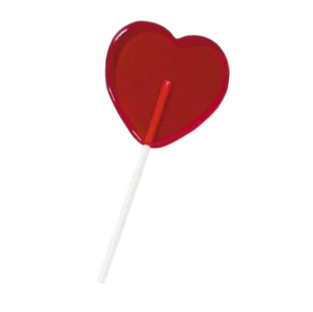 heart lollipop