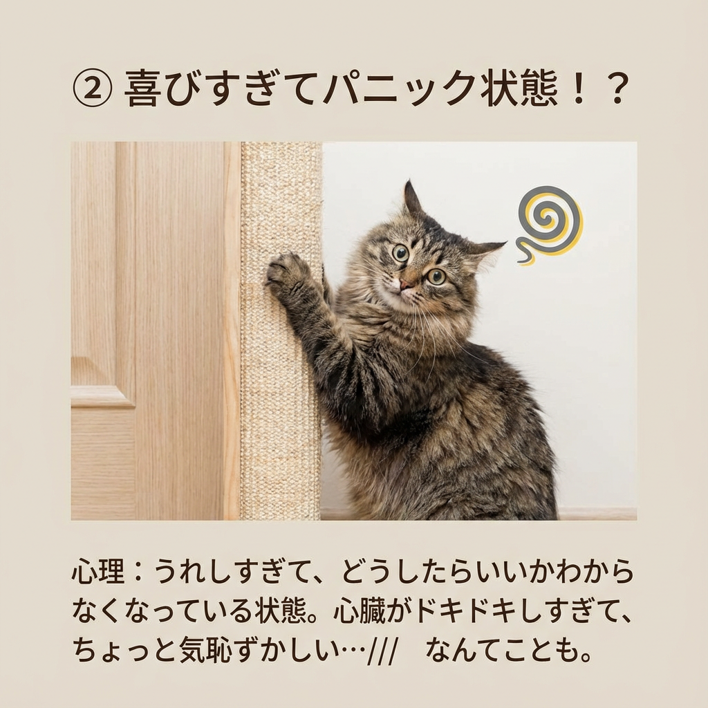 帰宅時の猫の爪とぎは愛情表現のサイン！ - Image 4