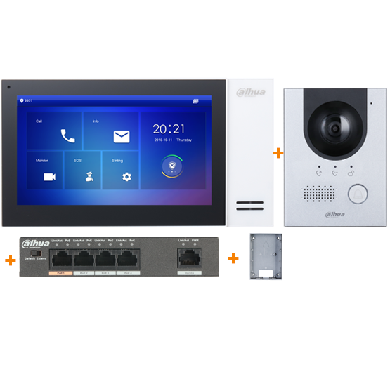 BỘ KIT CHUÔNG HÌNH CHUÔNG CỬA IP DAHUA DHI-KTP01L(S)