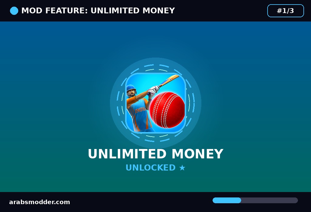 Cricket League MOD — money