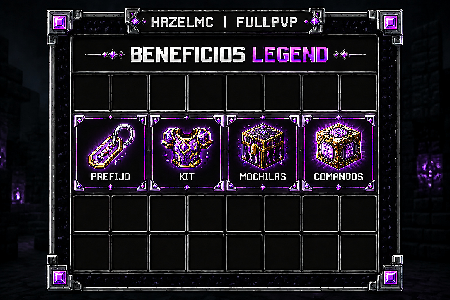 Beneficios LEGEND de HazelMC FullPvP