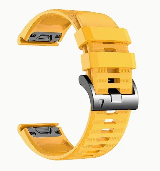 Žlutý řemínek 22 mm QuickFit pro hodinky Garmin