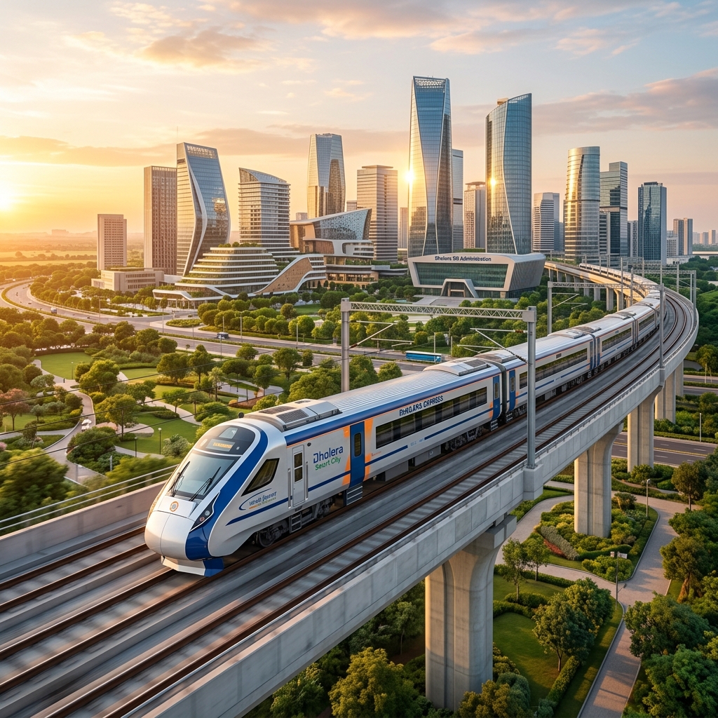 Sarkhej Dholera Semi High-Speed Bullet Train