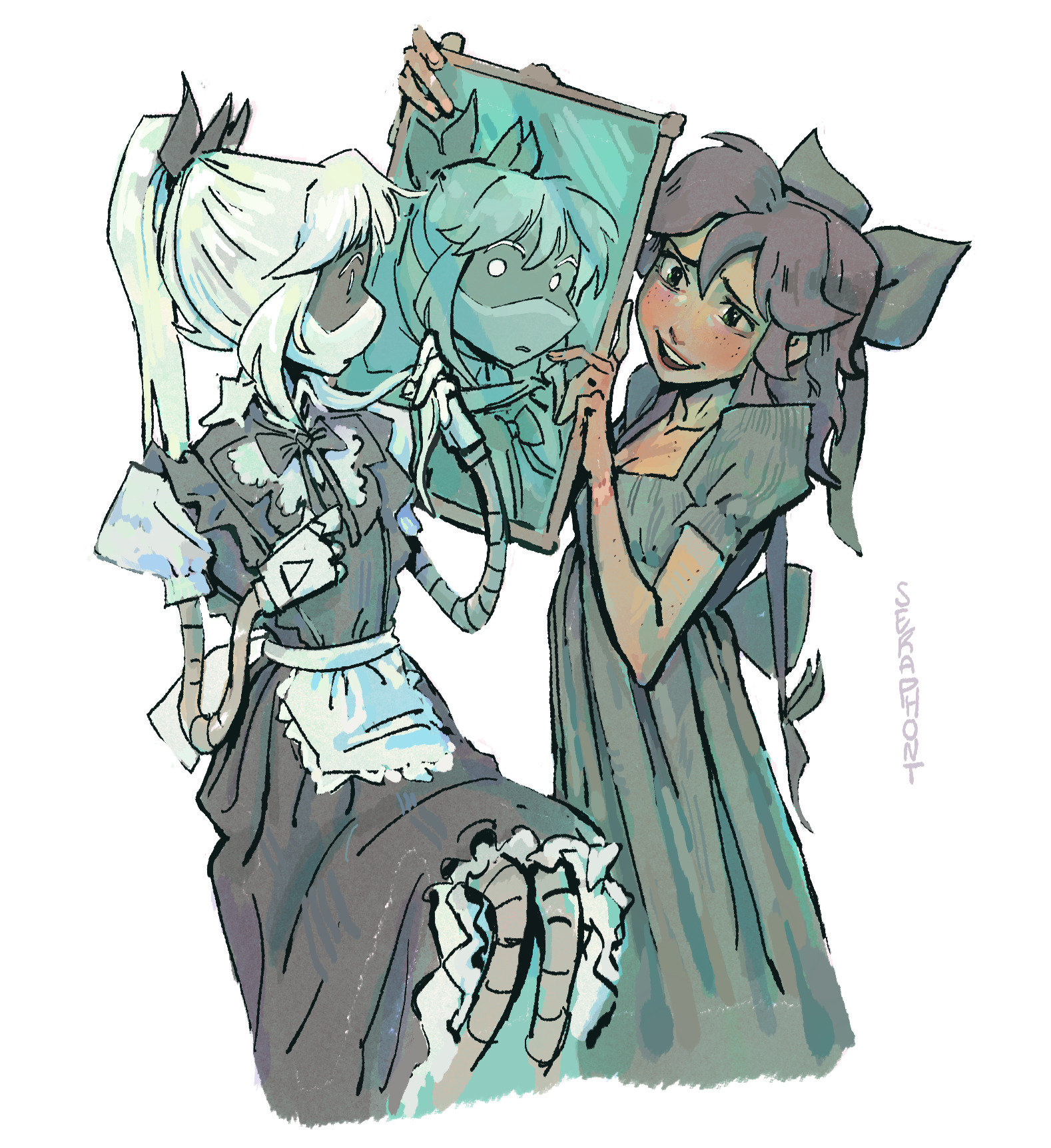 ART BY SERAPHONT TUMBLR OR X