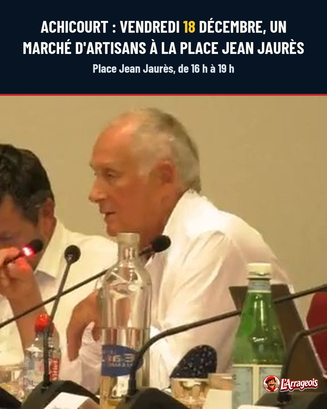 Visuel de L'Arrageois : Achicourt : vendredi 18 décembre, un marché d'artisans à la place Jean Jaurès