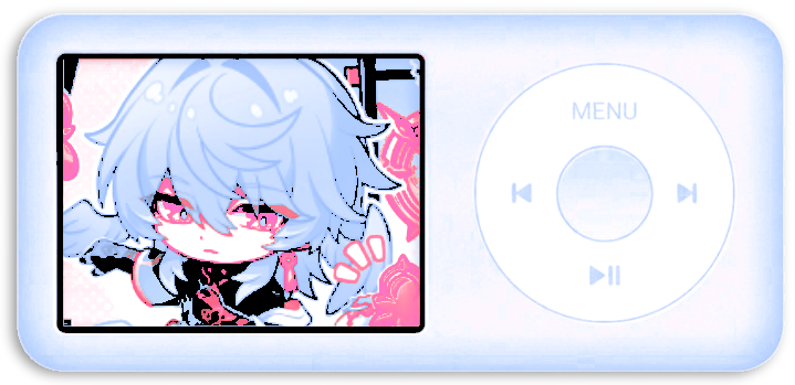 MP3 Player with a picture of Sunday inside