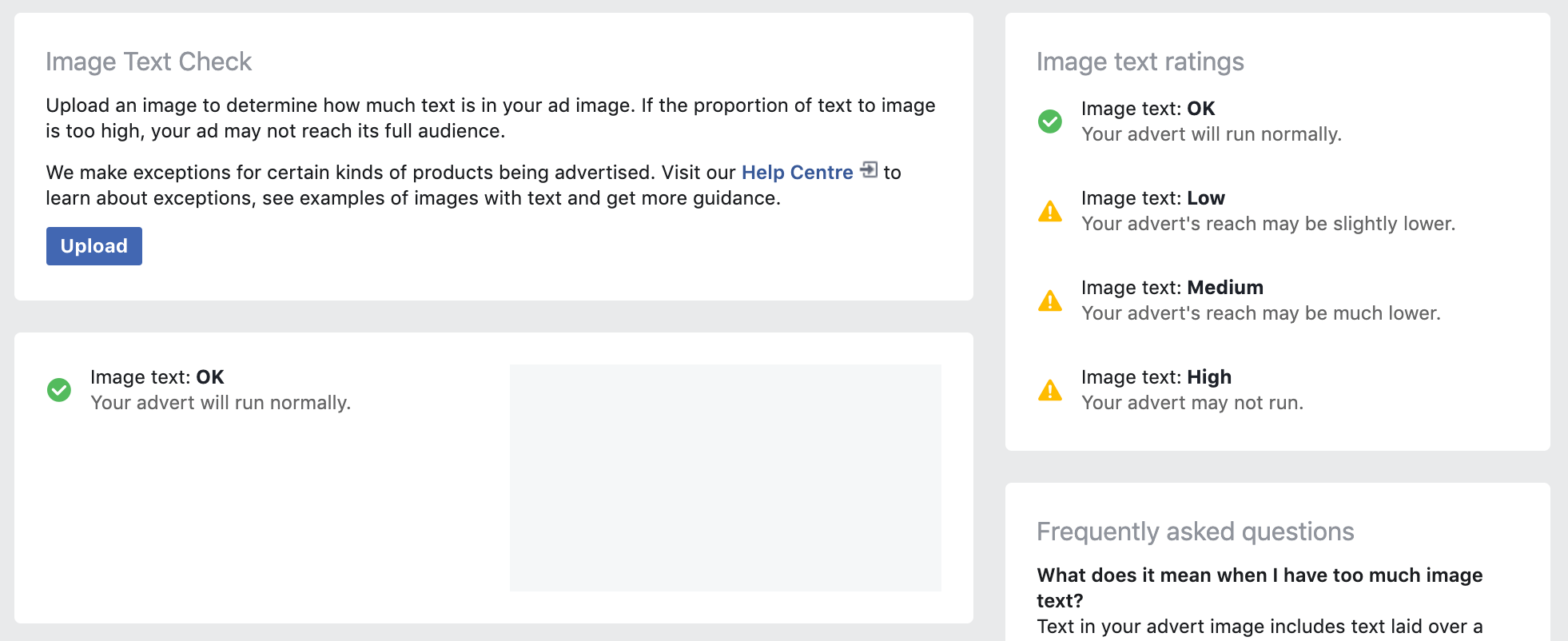 text overlay chạy quảng cáo facebook ads