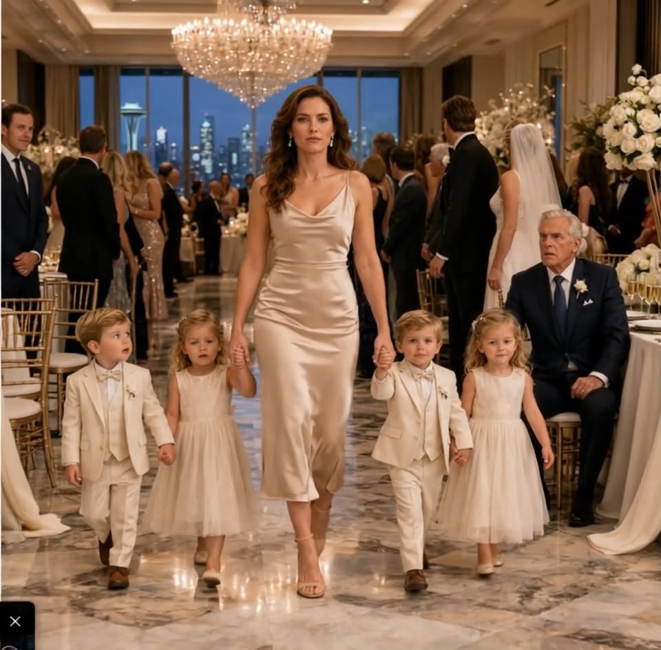 "A Billionaire Paid Me $120 Million to Vanish from His Son’s Life — He Thought I Was Gone Forever, Until I Walked Into His Lavish Wedding Holding Four Children With His Son’s Face"
