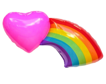 heartinflatablerainbow