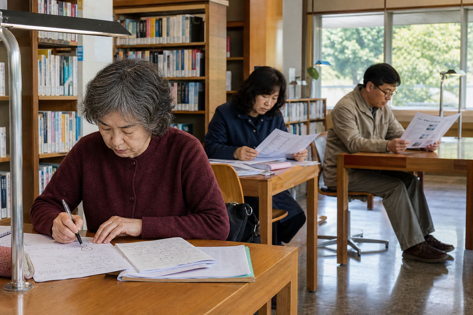 점수 차이 원인을 현장 결과와 복원답안, 시험 공고로 나눠 확인하는 수험자들