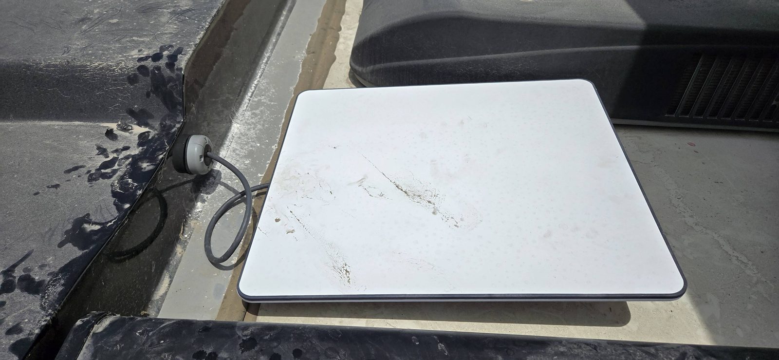 Flat-mount Starlink on a commercial roof