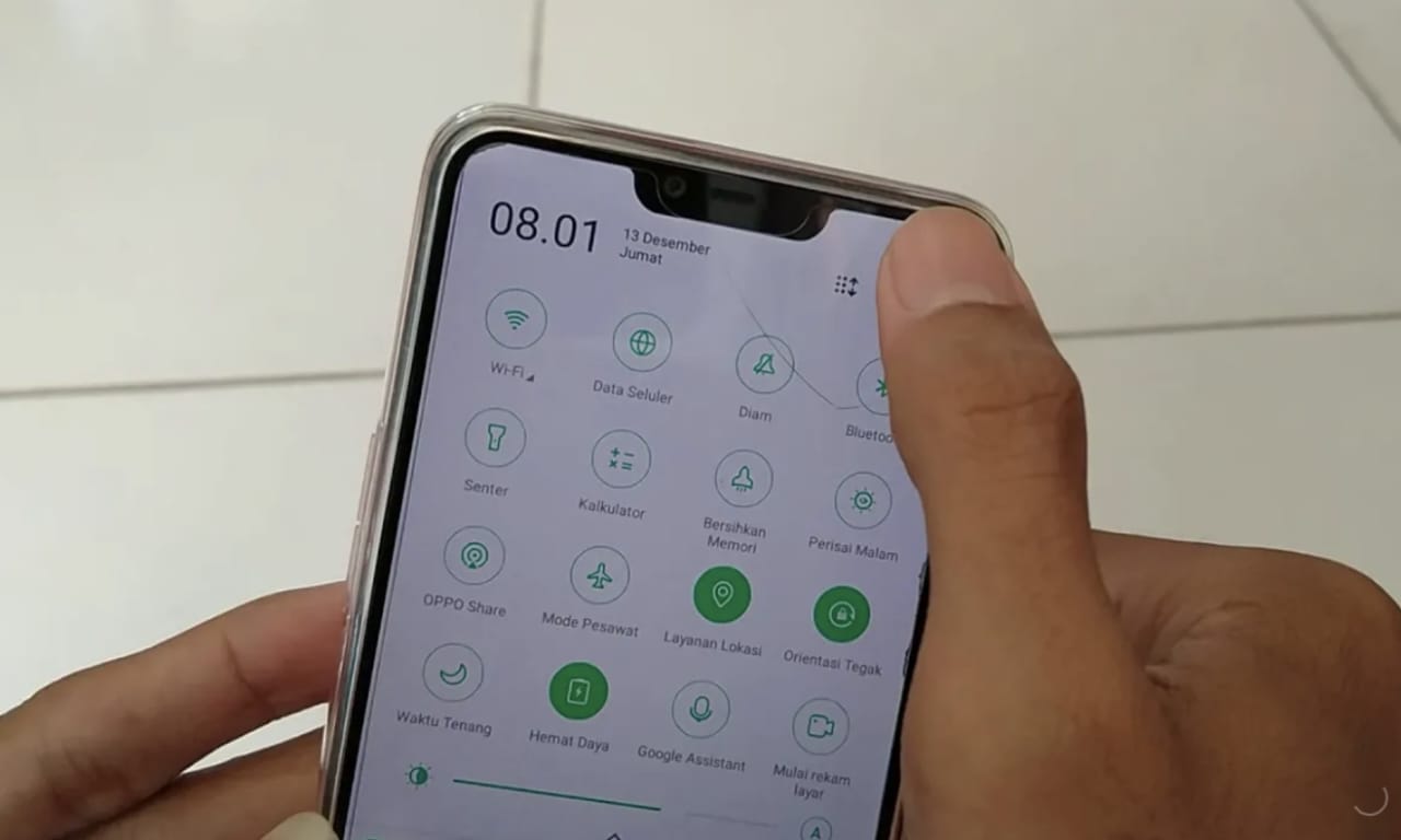 Cara Merekam Layar di HP OPPO A3S