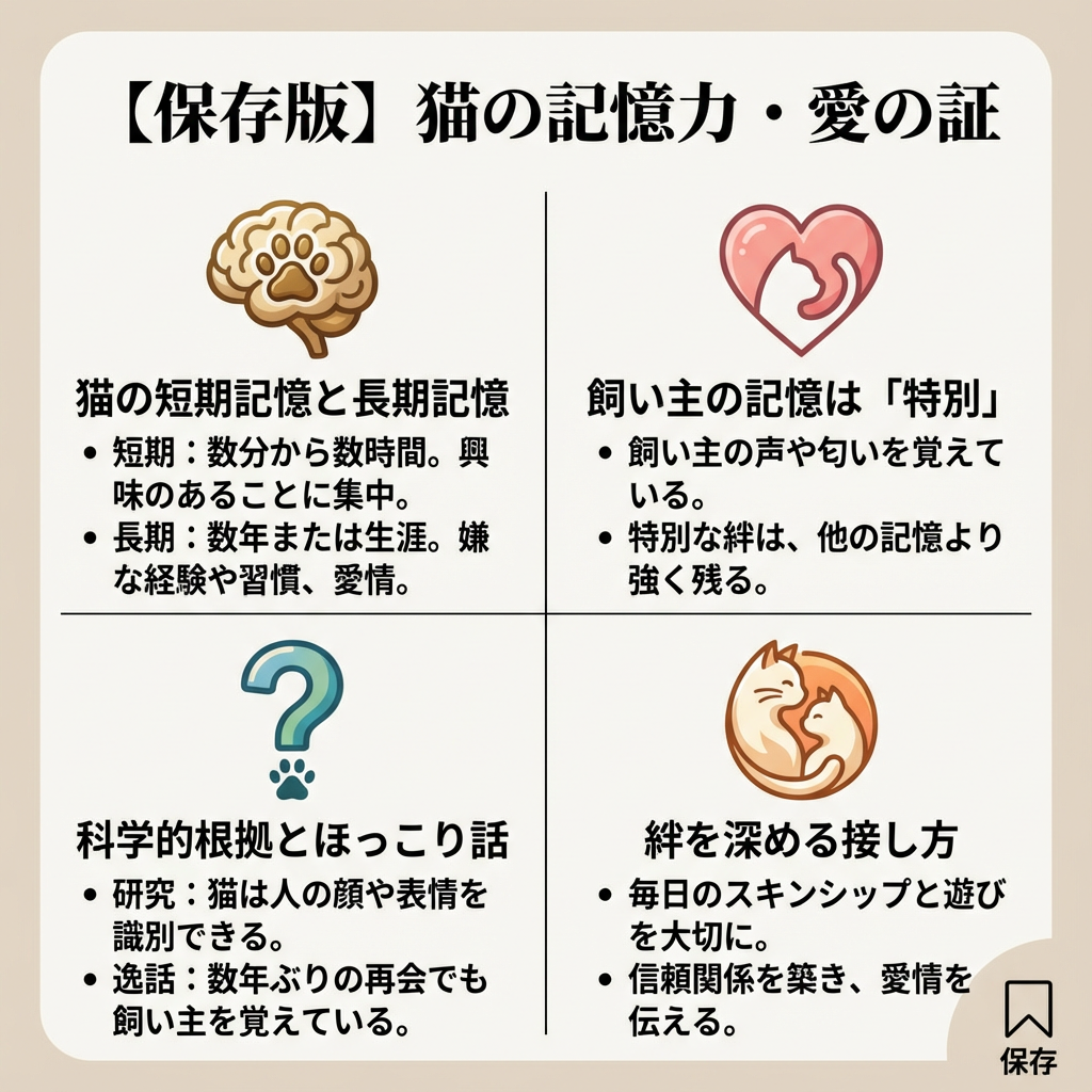 猫の記憶力と飼い主との絆を深掘り解説 - Image 2