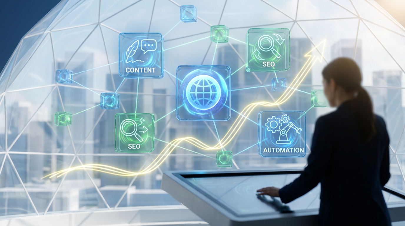 AI-driven affiliate marketing network with GEO at its core