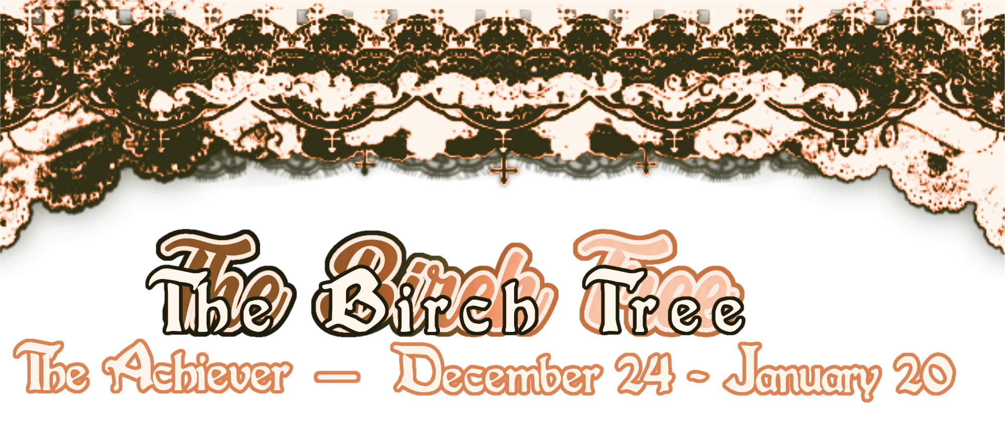 the birch tree / the achiever : december 23 - january 20