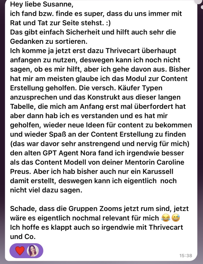 Feedback nach Modul 2