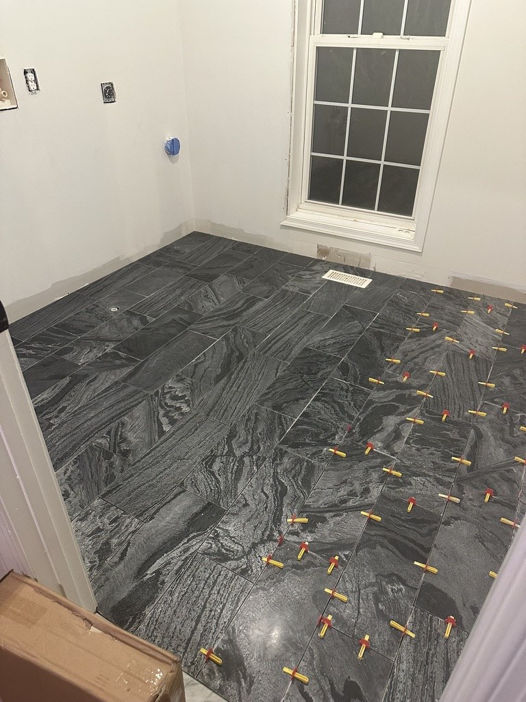 The new floor almost finished