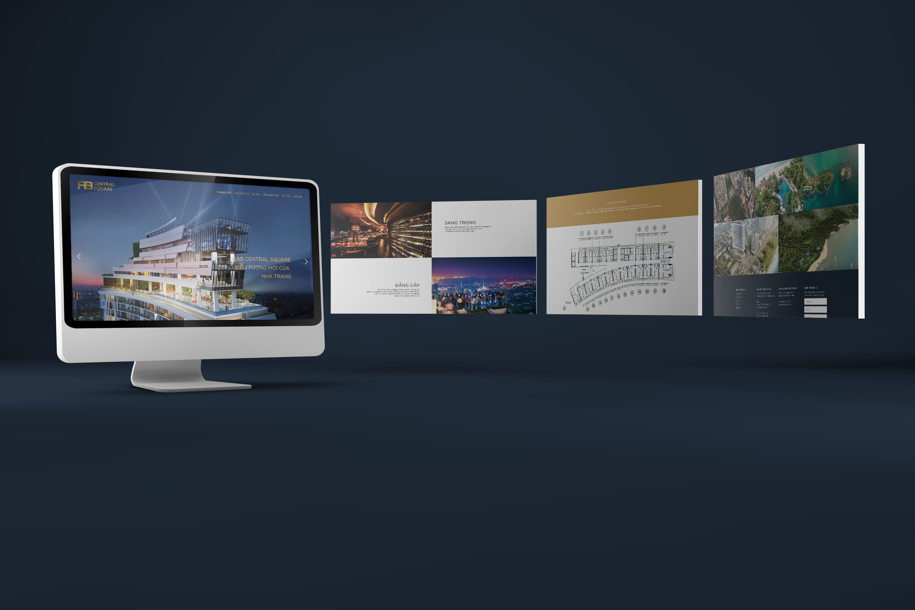 thiết kế web AB mockup