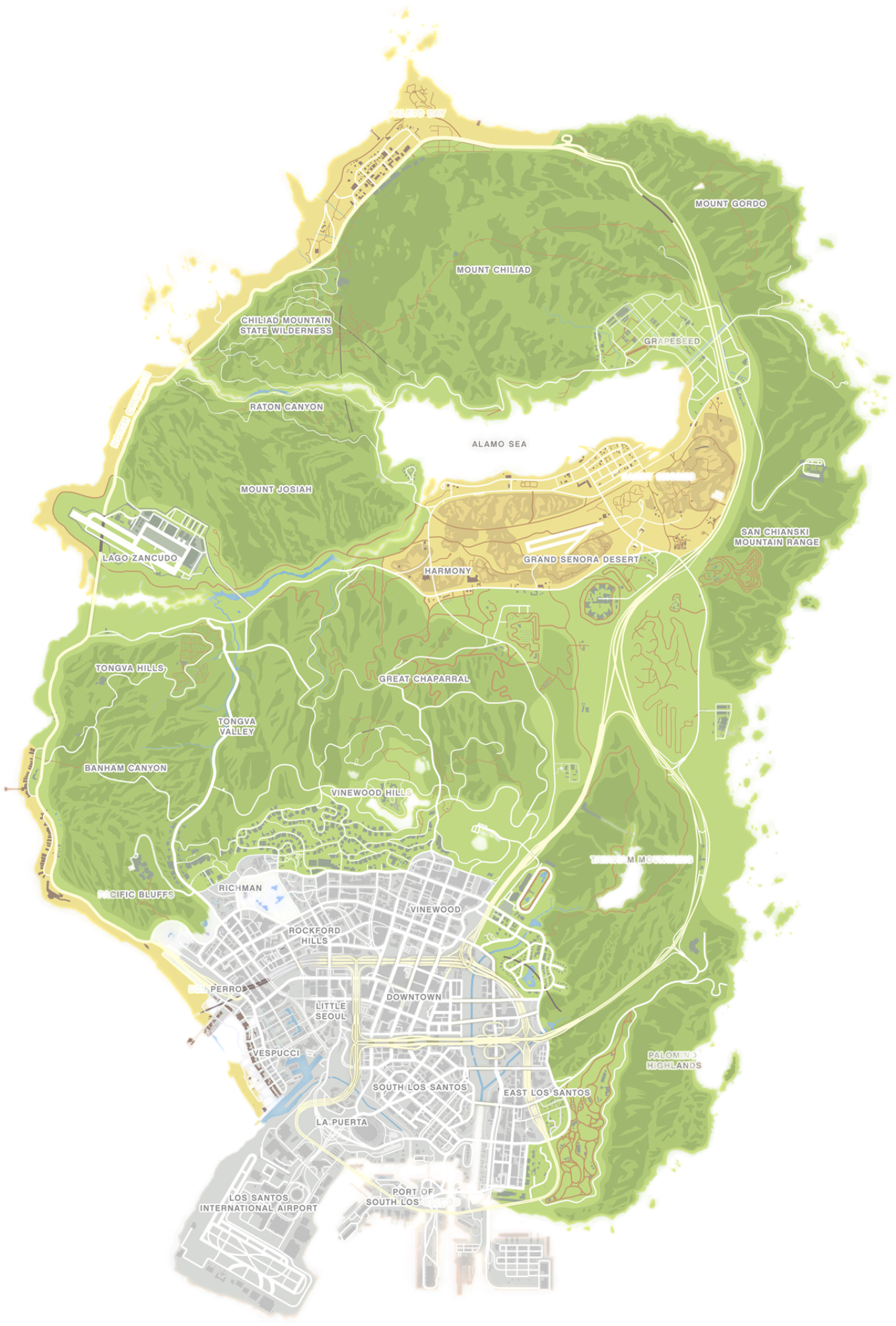 GTA 5 map