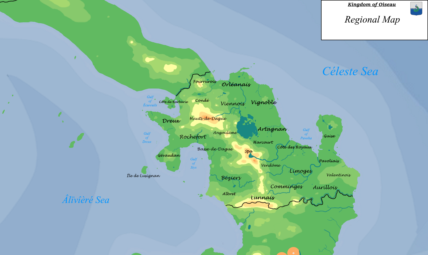 Lesser Regional Map