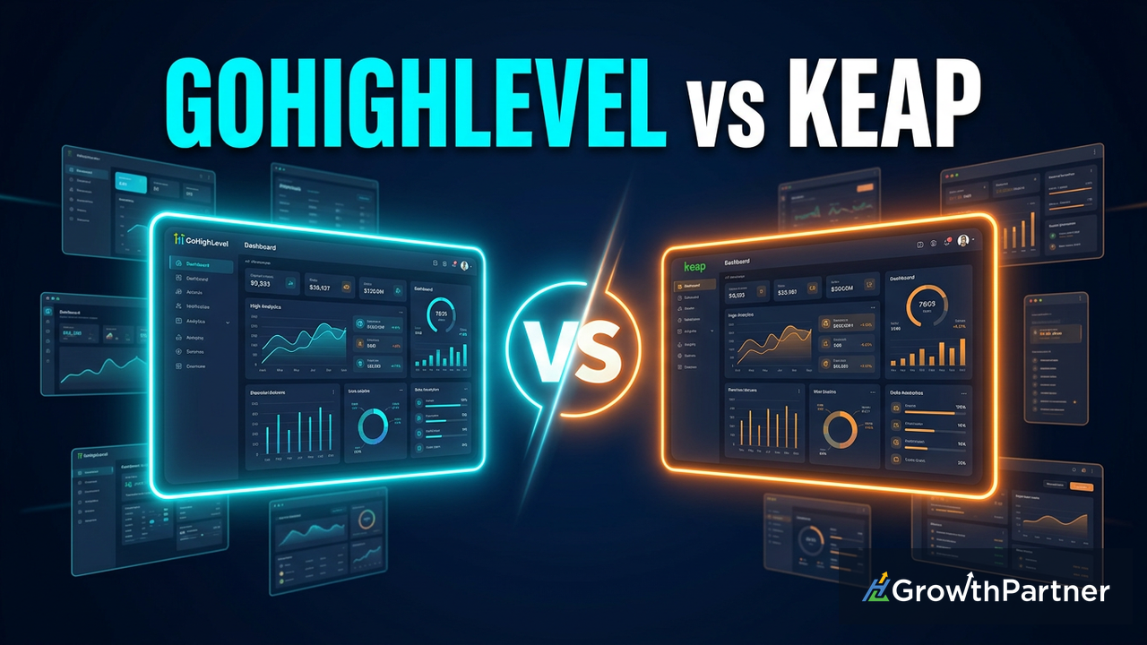 GoHighLevel vs Keap (Infusionsoft): Which CRM for Small Business (2026) — HL Growth Partner, Dr Priya Jaganathan