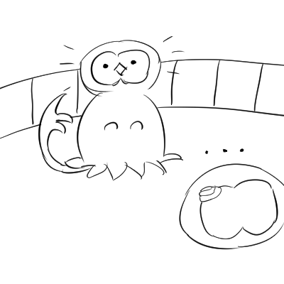 Yeah, the picture has a fence and the story doesn't. I forgor and didn't want to redraw.