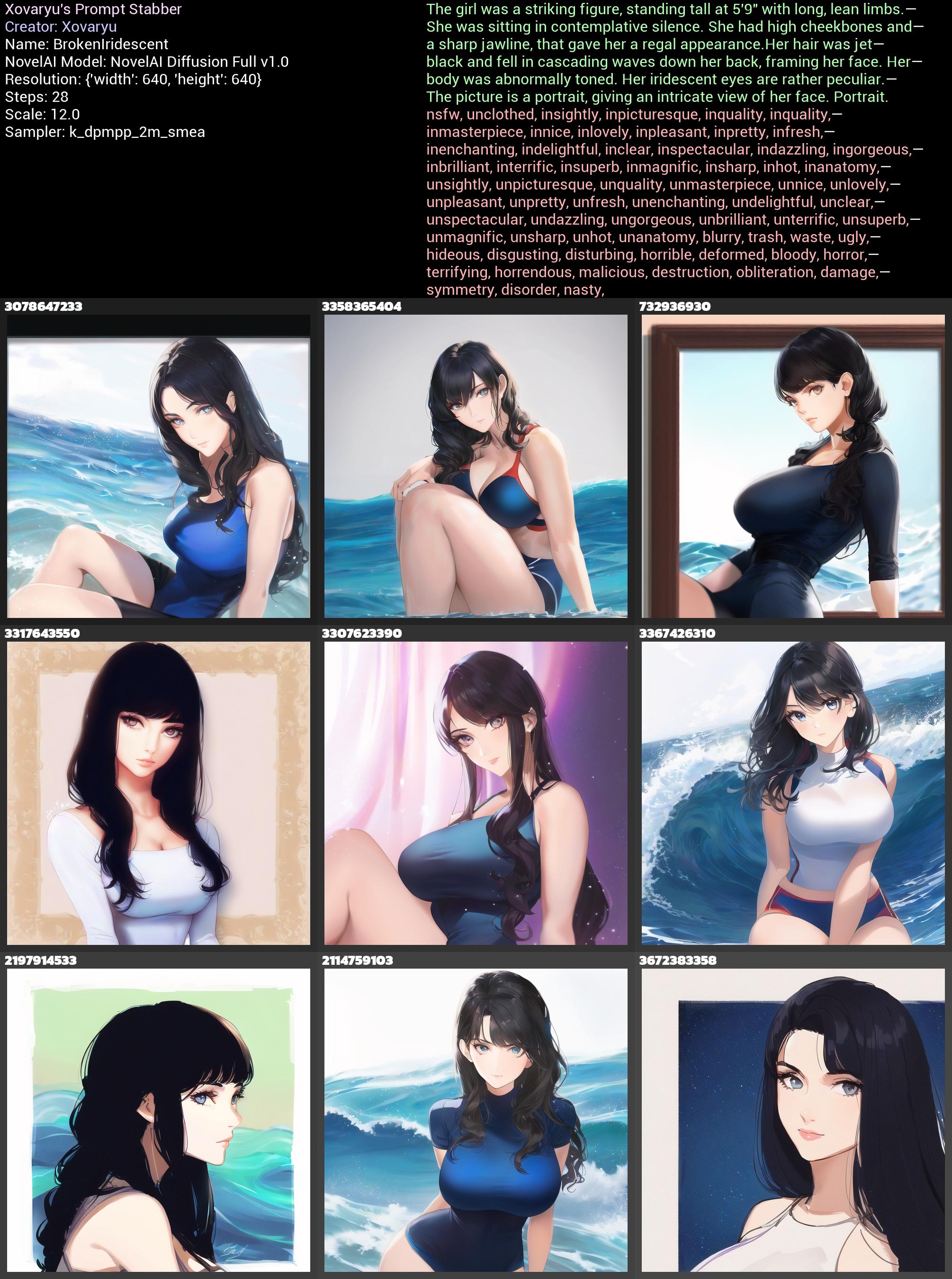 Broken Iridescent Eyes